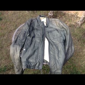 Men’s Diesel Leather Motorcycle Jacket